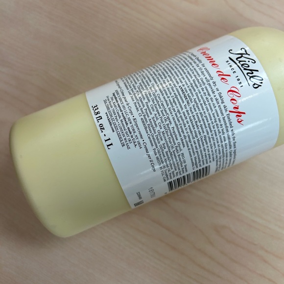 Kiehl's Creme De Corps Body Moisturizer Cream 33.8oz/1000 ml New, sealed new - Picture 4 of 16